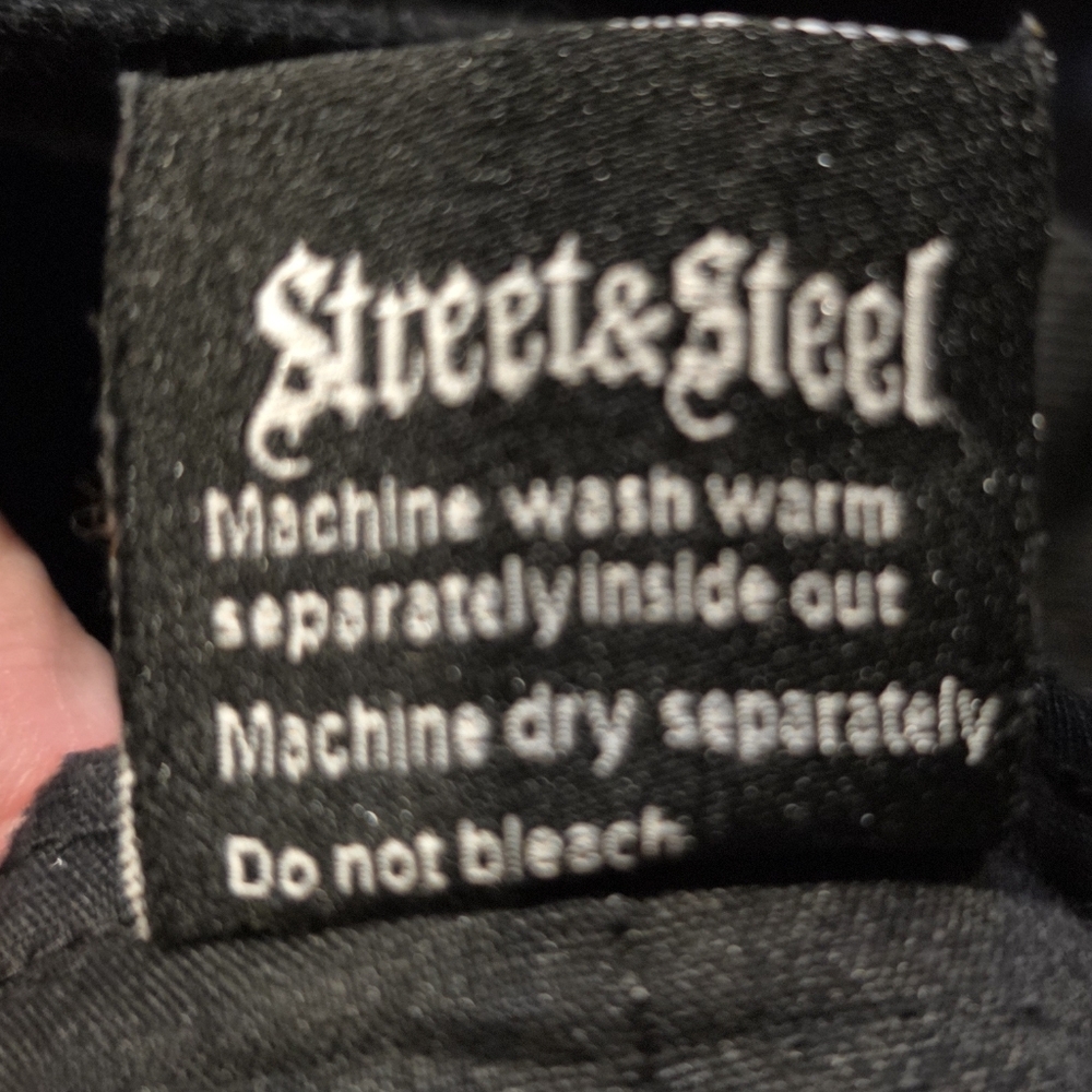 Street & Steel Black Reinforced Riding Pants W 30 L 29 - Picture 2 of 4